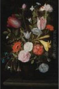 Still Life Of Flowers With Tulips, Lilies, And Carnations by Jan Brueghel the Younger
