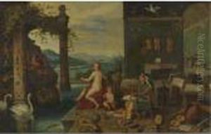 An Allegory Of The Sense Of Hearing by Jan Brueghel the Younger