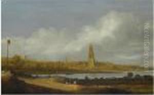 An Extensive River Landscape by Jan Brueghel the Younger