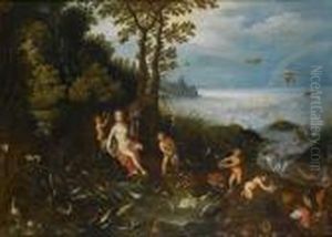 An Allegory Of Water by Jan Brueghel the Younger