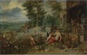 Allegory Of The Sense Of Smell by Jan Brueghel the Younger