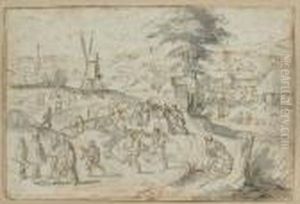 (ecole Flamande Du Xvieme Siecle) by Jan Brueghel the Younger