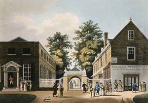 Old Wells and Pump Room Cheltenham by Thomas Hulley