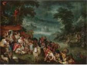 The Flood With Noah's Ark In The Background by Jan Brueghel the Younger