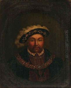 Portrait of Henry VIII (1491-1547) by Hans, The Elder Holbein
