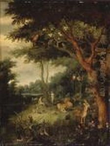 Le Paradis Terrestre by Jan Brueghel the Younger