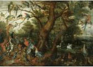 A Concert Of Birds by Jan Brueghel the Younger