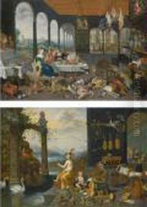 An Allegory Of The Sense Of Hearing by Jan Brueghel the Younger