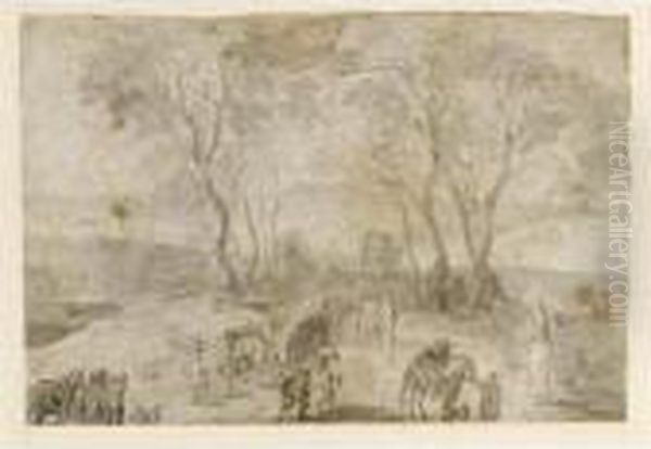 Verso: Studies Of Animals And Herdsmen - view 1