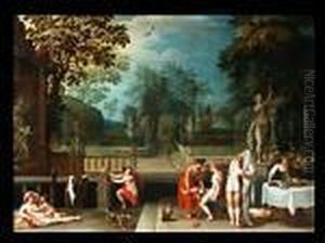 Venus, Amor, Diana Und Deren Nymphen Beim Bade