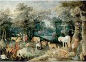 Orpheus Playing To The Animals by Jan Brueghel the Younger