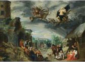 An Allegory Of Melancholy With Saturn And The Constellations
