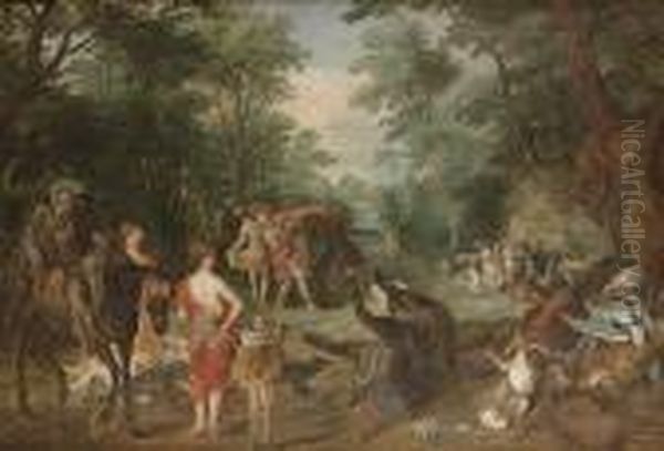 Diana The Huntress And Her Nymphs With The Spoils Of The Hunt - view 1