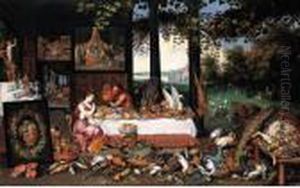 An Allegory Of The Sense Of Taste by Jan Brueghel the Younger
