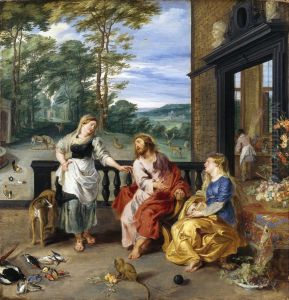 Christ In The House Of Martha And Mary by Jan Brueghel the Younger