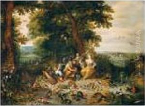 Allegory Of The Four Elements by Jan Brueghel the Younger