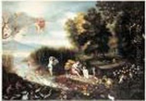 Allegorie Des Quatre Elements by Jan Brueghel the Younger