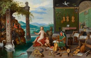 Allegory Of Hearing by Jan Brueghel the Younger