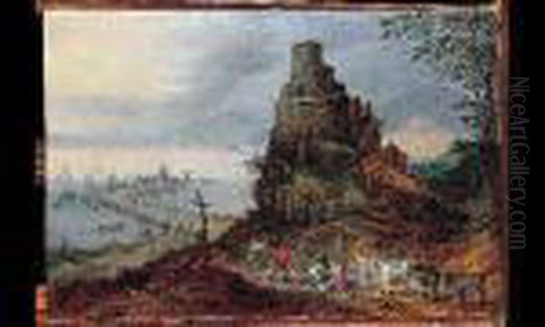 Paysage De Cotes Avec Le Retour Des Pecheurs. - view 1