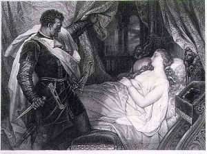 Othello and Desdemonda by J.M.F. Heinrich