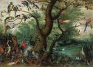 A Concert Of Birds by Jan Brueghel the Younger