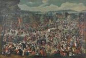 A Dutch Fair With Numerous Figures And Incidents