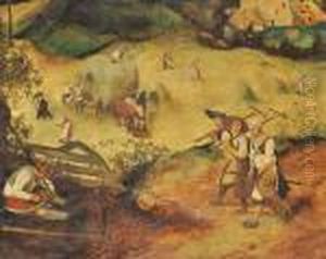 The Haymakers by Pieter The Elder Brueghel