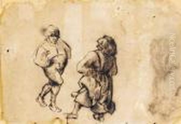 Couple Dansant, D'apres Brueghel - view 1
