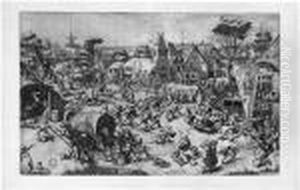 D. A. - Nach: Kirmes Am St. Geor by Pieter The Elder Brueghel