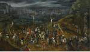 The Crucifixion by Pieter The Elder Brueghel
