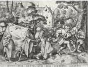 The Wedding Of Mopsus And Nisa by Pieter The Elder Brueghel
