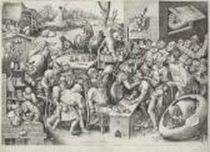 The Witch Of Mallegem by Pieter The Elder Brueghel
