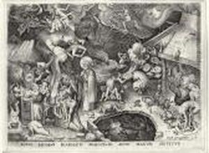 St. James And The Magician Hermogenes; And The Fall Of
The Magician Hermogenes by Pieter The Elder Brueghel