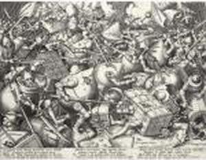 The Fight Of The Money-bags by Pieter The Elder Brueghel
