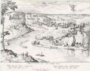 River Landscape With The Rape Of Psyche By Mercury (holl.1; Lebeer 81)