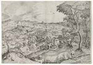 Plaustrum Belgicum by Pieter The Elder Brueghel