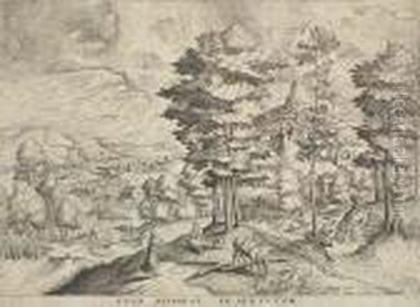 Fuga Deiparae In Aegyptum (landscape With The Flight Intoegypt) - view 1