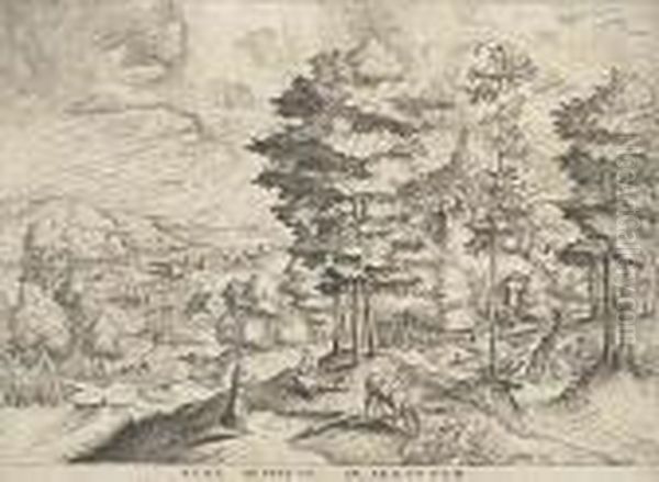 Fuga Deiparae In Aegyptum (landscape With The Flight Into Egypt) - view 1