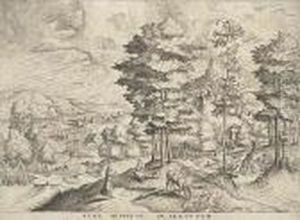Fuga Deiparae In Aegyptum (landscape With The Flight Into Egypt) by Pieter The Elder Brueghel