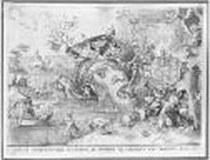 The Temptation Of St Anthony (hollstein, Bastelaer 119; Lebeer 14) by Pieter The Elder Brueghel