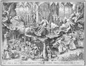 The Parable Of The Wise And Foolish Virgins (holl., Bast.123; L.39) by Pieter The Elder Brueghel