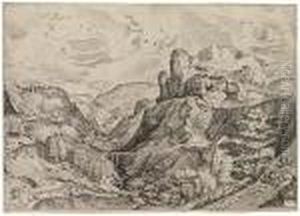 Alpine Landscape by Pieter The Elder Brueghel