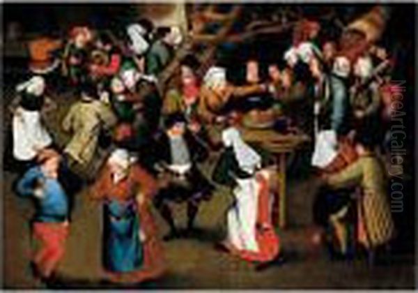 A Wedding Feast In An Interior - view 1