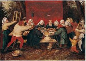 The Wedding Feast by Pieter The Elder Brueghel