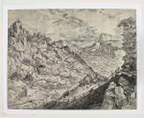 Large Alpine Landscape - view 1