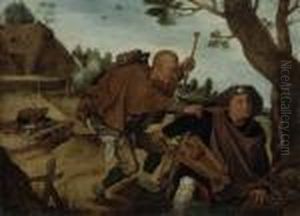 The Blind Leading The Blind by Pieter The Younger Brueghel