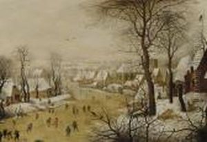 The Bird Trap by Pieter The Younger Brueghel