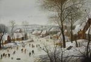 The Bird Trap by Pieter The Younger Brueghel