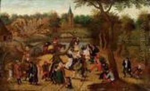 The Return From The Kermesse by Pieter The Younger Brueghel