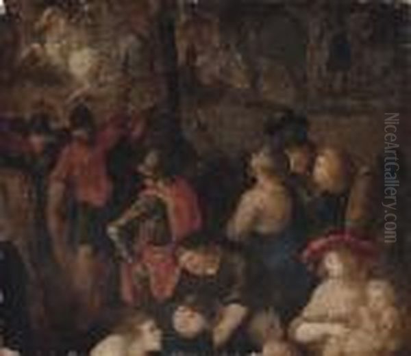 Soldiers - A Fragment, Possibly From A Crucifixion - view 1